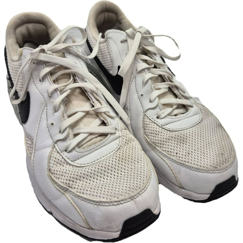 Nike Air Max Excee Sneakers CD4165-700 White Mesh Lace-Up Men's 10 White Black